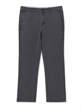 Eddie Bauer Men's Gray Slim Fit Chino Pants 34x30 Stretch Casual